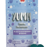 Yumm - BLUE RASPBERRY DROPS 500MG - Indica OR Sativa