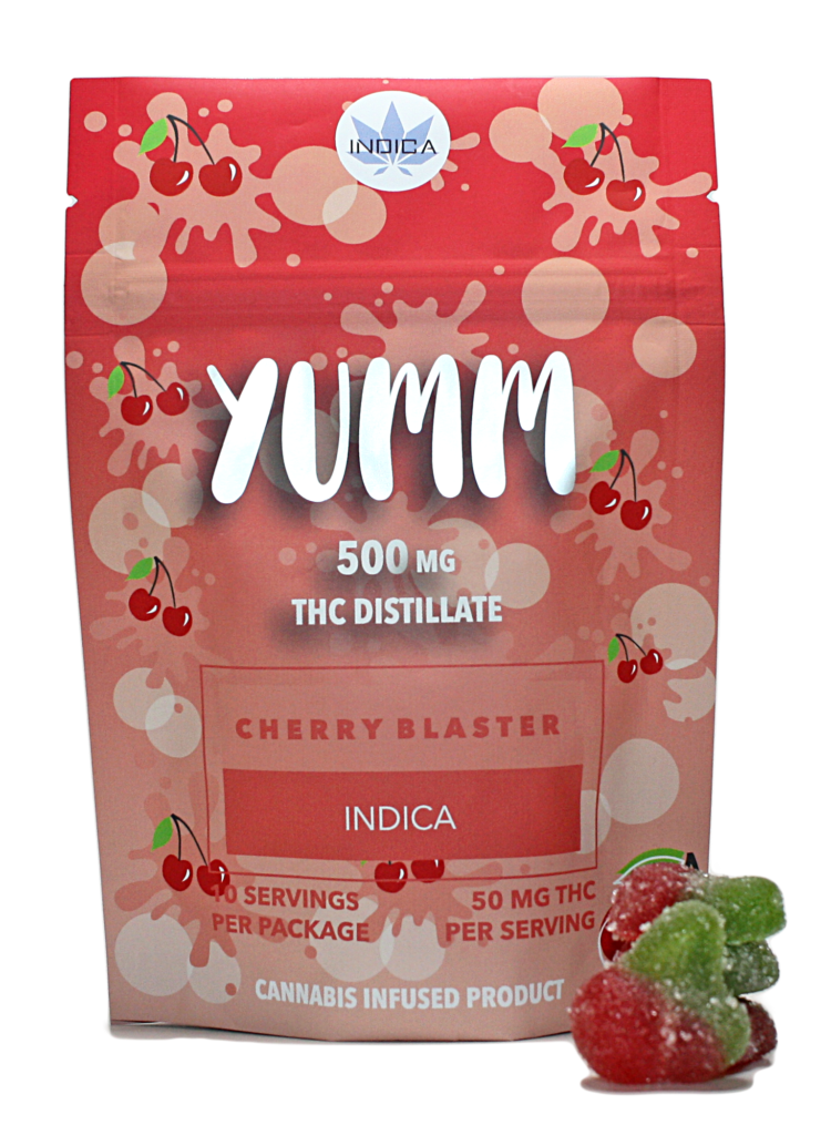 Yumm - CHERRY BLASTER 500MG - Indica OR Sativa