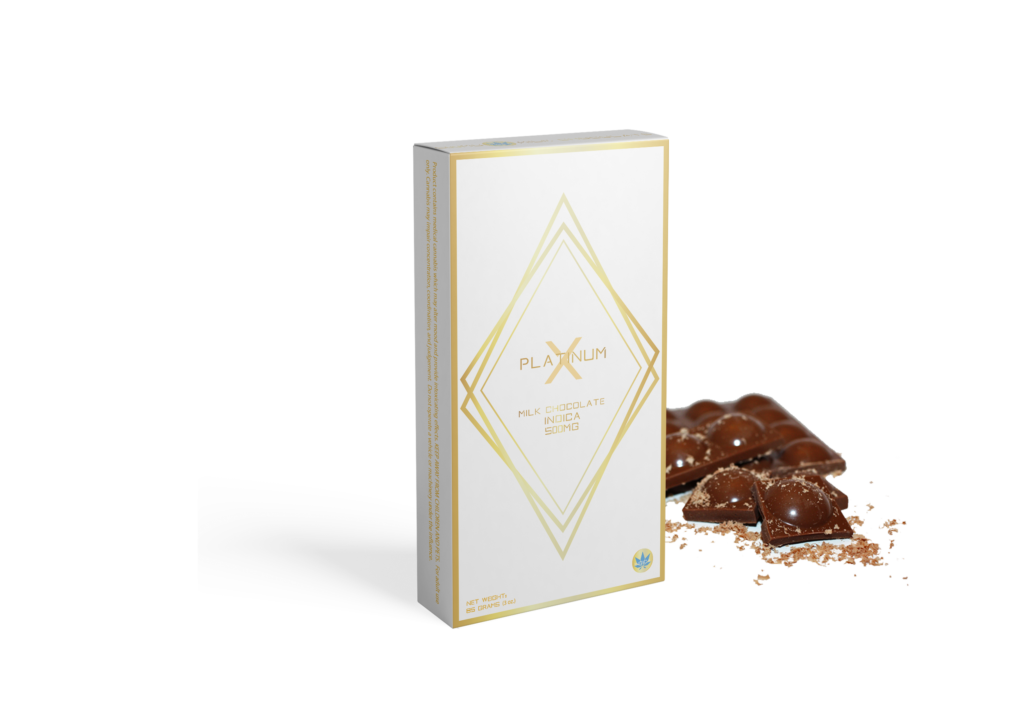 MILK CHOCOLATE 500MG INDICA- PlatinumX