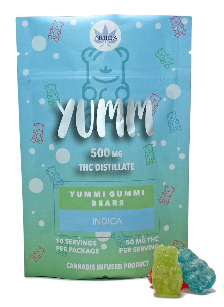 Yumm - YUMMI GUMMI BEARS 500MG - Indica OR Sativa