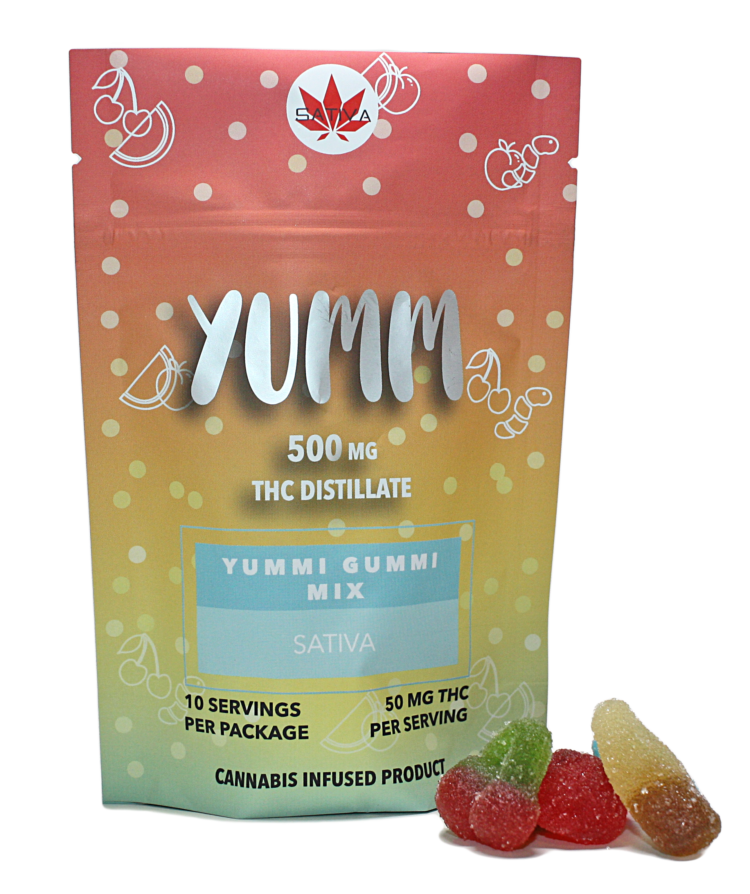 YUMM - YUMMI GUMMI MIX 500MG - SATIVA OR INDICA